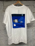 Kaws Uniqlo Waves T-shirt White Sz 2XL DS