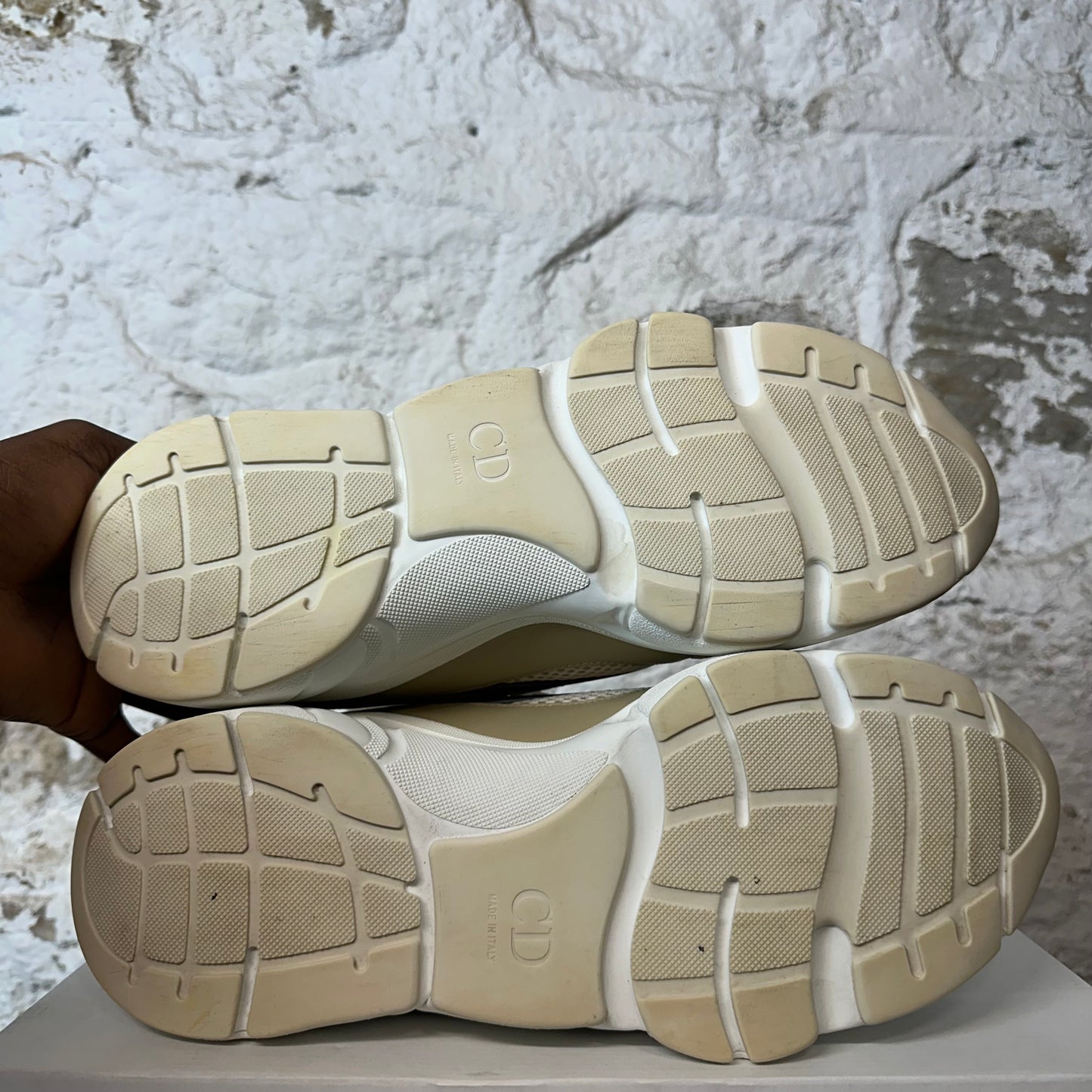 DIor B22 White Grey Beige Sneaker Sz 12 (45)