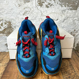 Balenciaga Triple S Blue Yellow Red Sz 10 (43)