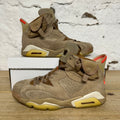 Air Jordan 6 Travis Scott British Khaki Sz 9
