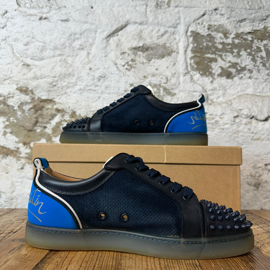 Christian Louboutin Navy Blue Spike Sneaker Sz 9 (42)