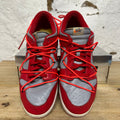 Nike Dunk Low Off-White University Red Sz 12.5