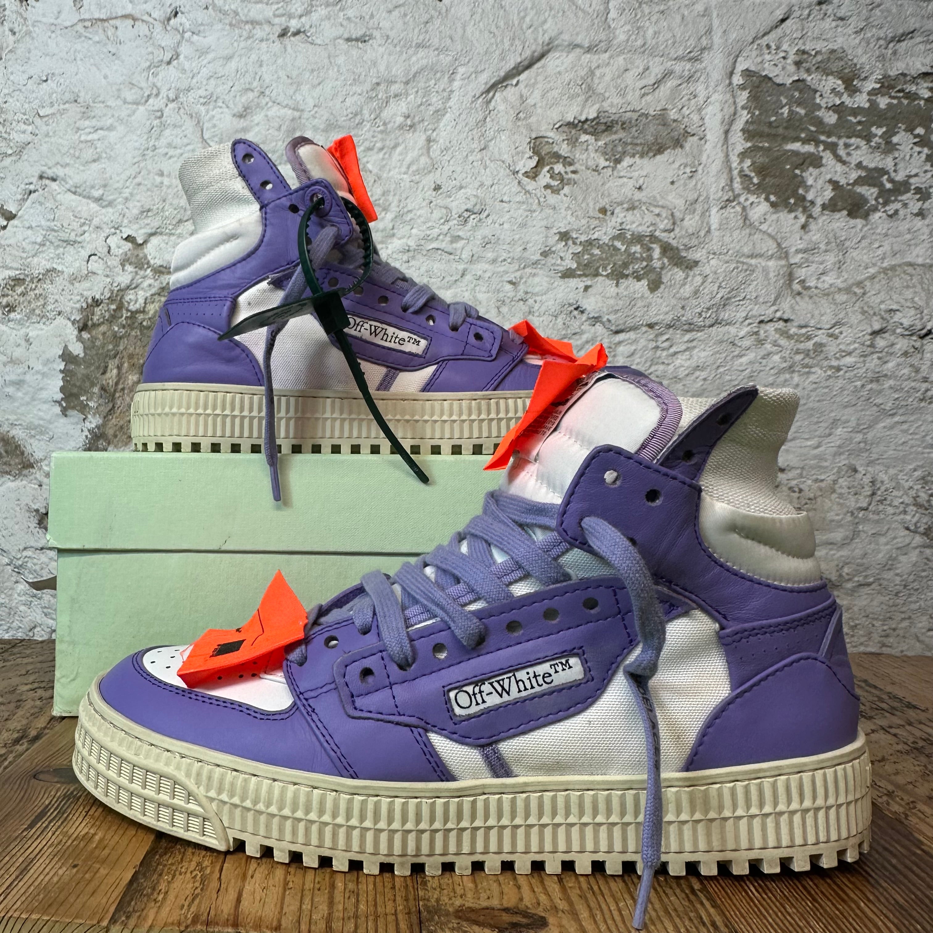 Off-White Court 3.0 Purple White Sneaker Sz 6.5 (39)