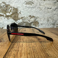 Prada Linea Rossa Black Aviator Glasses W/ Box