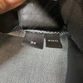 Amiri MX1 Black Paisley Thrasher Grey Denim Jeans Sz 34