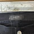 Amiri MX1 Camo Spell Black Denim Jeans Sz 32