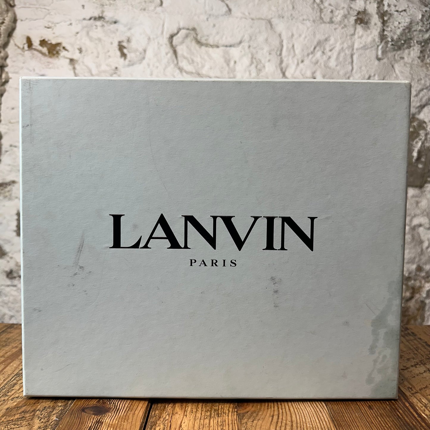 Lanvin Curb Black Grey Blue Sneaker Sz 9 (42)