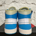 Air Jordan 1 High Off-White University Blue Sz 11.5
