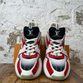 Louis Vuitton Red White Black Pulse Sneaker Sz 9.5 (8LV)