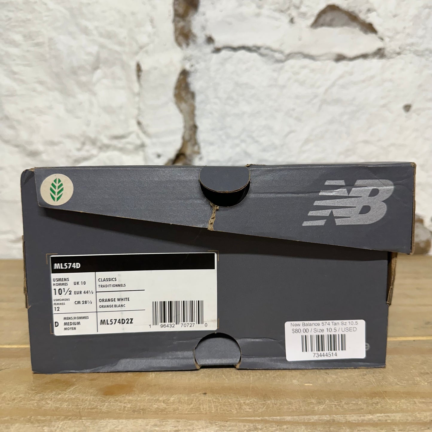 New Balance 574 Tan Sz 10.5