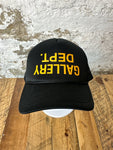 Gallery Dept Yellow Spell Black Trucker Hat