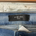 Amiri Plain Honeycomb Denim Jeans Sz 32