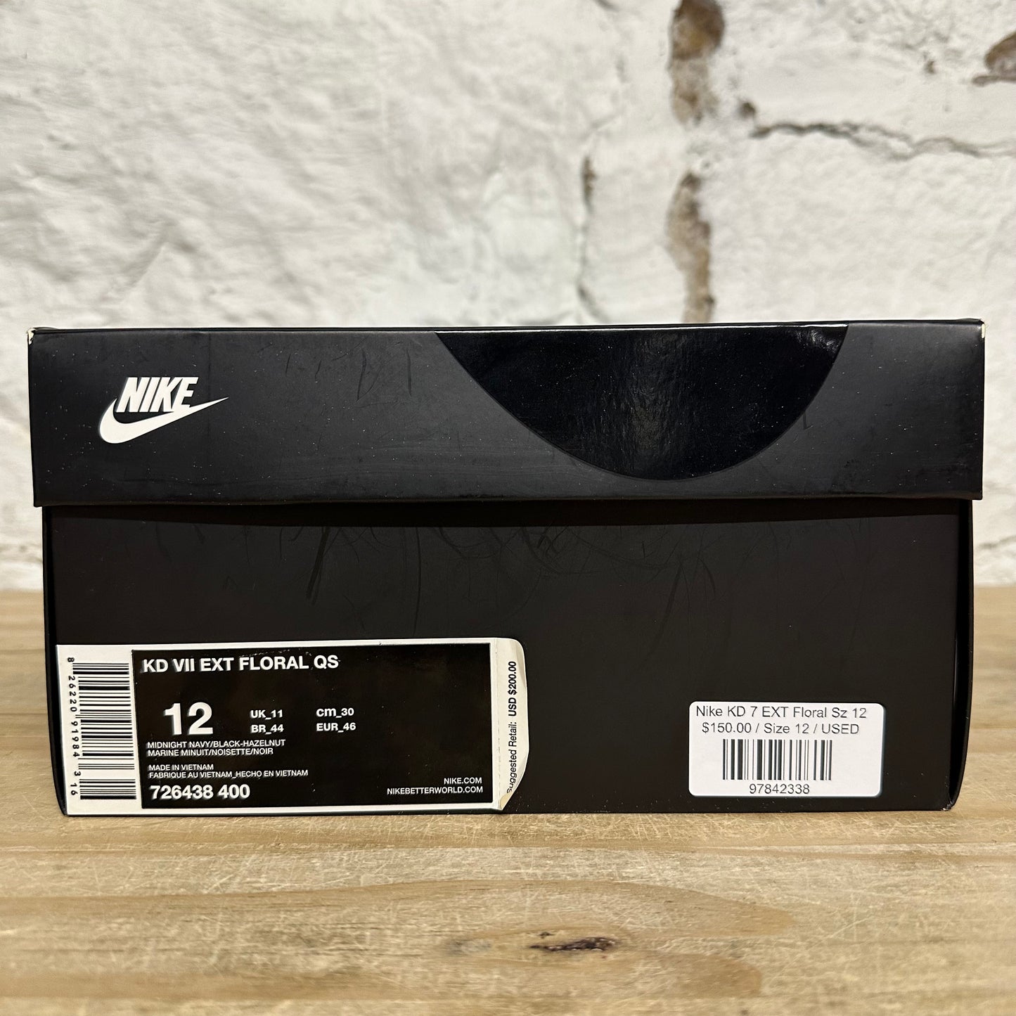 Nike KD 7 EXT Floral Sz 12