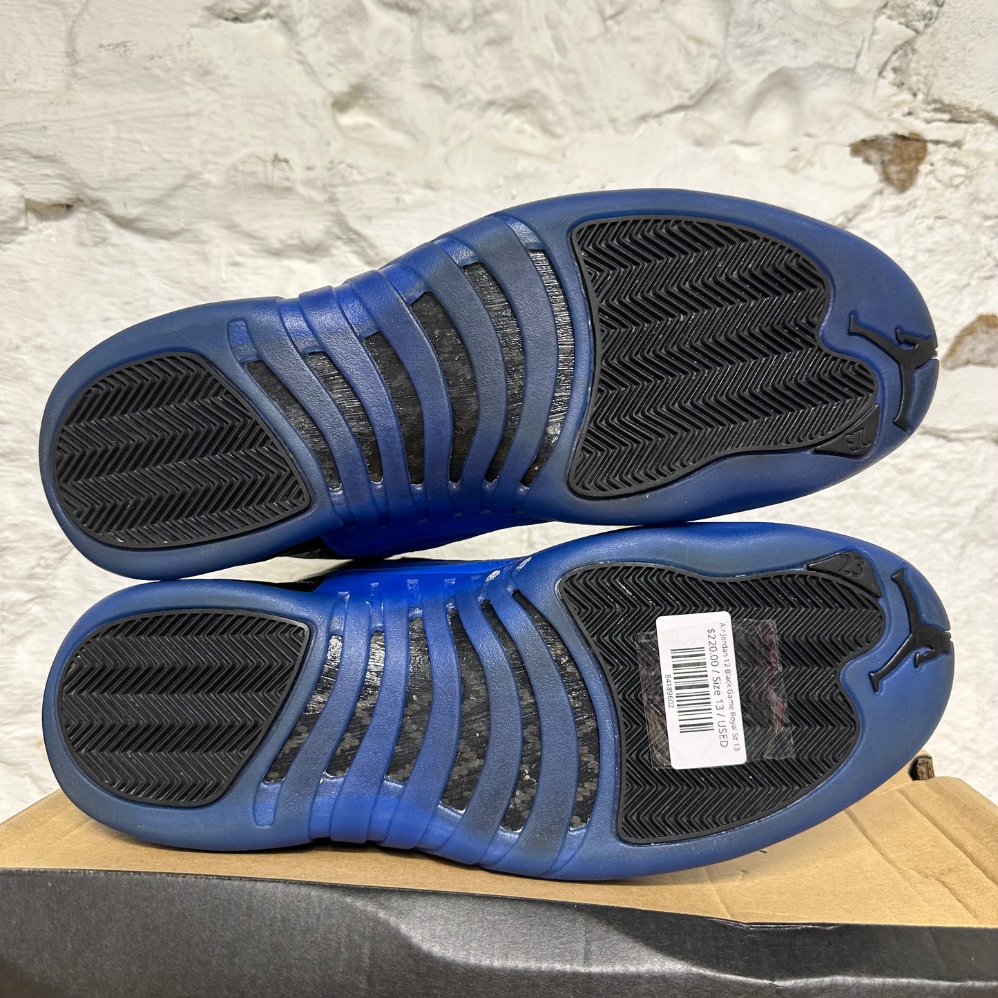 Air Jordan 12 Black Game Royal Sz 13