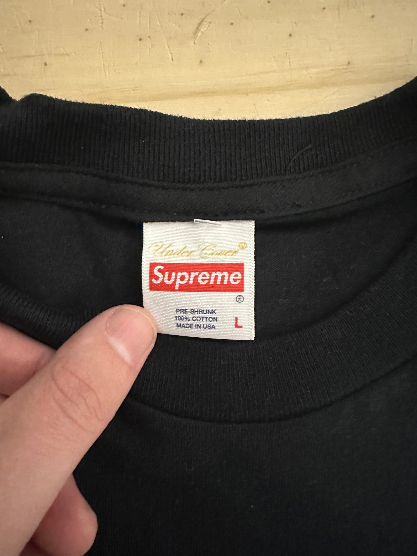 Supreme Undercover Terrordome Black T-Shirt Sz L DS