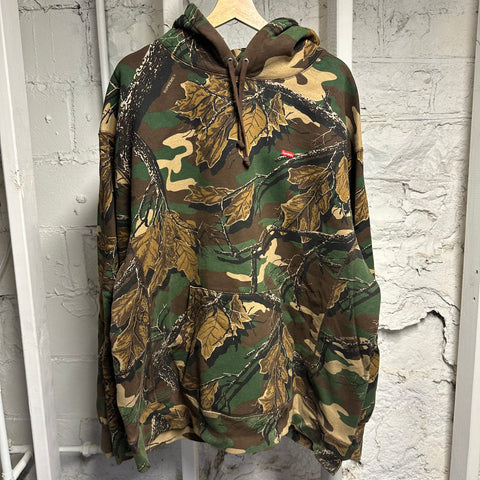 Supreme Realtree Camo Small Box Logo Hoodie Sz 2XL