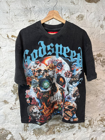 Godspeed Eternal Dream Black Wash T-shirt