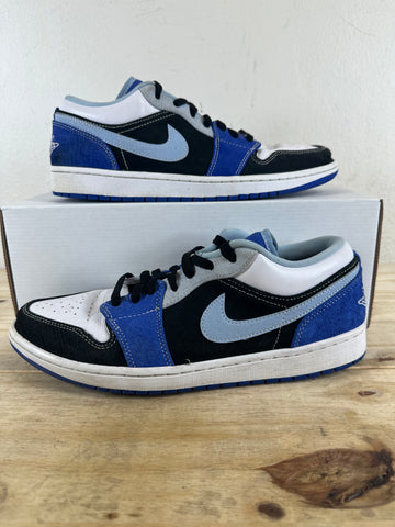 Air Jordan 1 Low Racer Blue White Sz 10.5