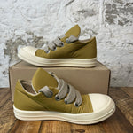 Rick Owens Jumbo Lace Padded Mustard Low Sz 11 (44)
