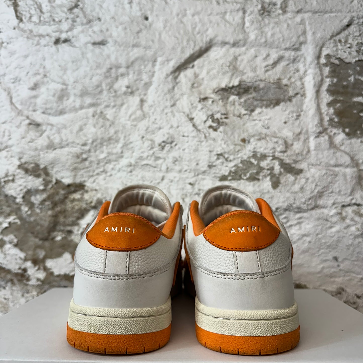 Amiri Orange Skeleton White Sneaker Sz 11 (44) No Box
