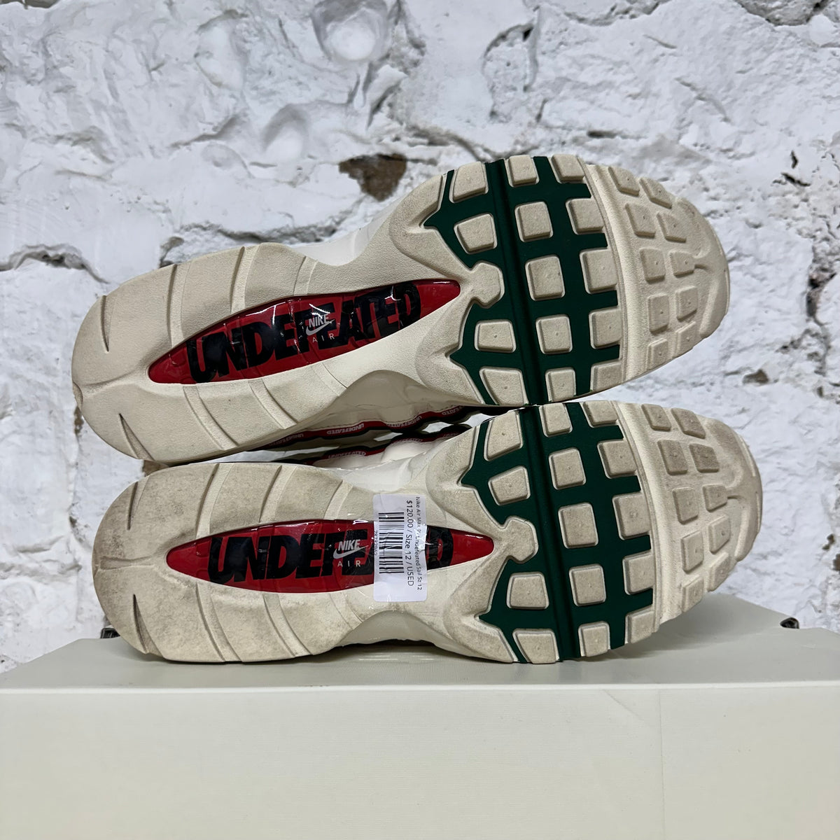 Nike Air Max 95 Undefeated Sail Sz 12