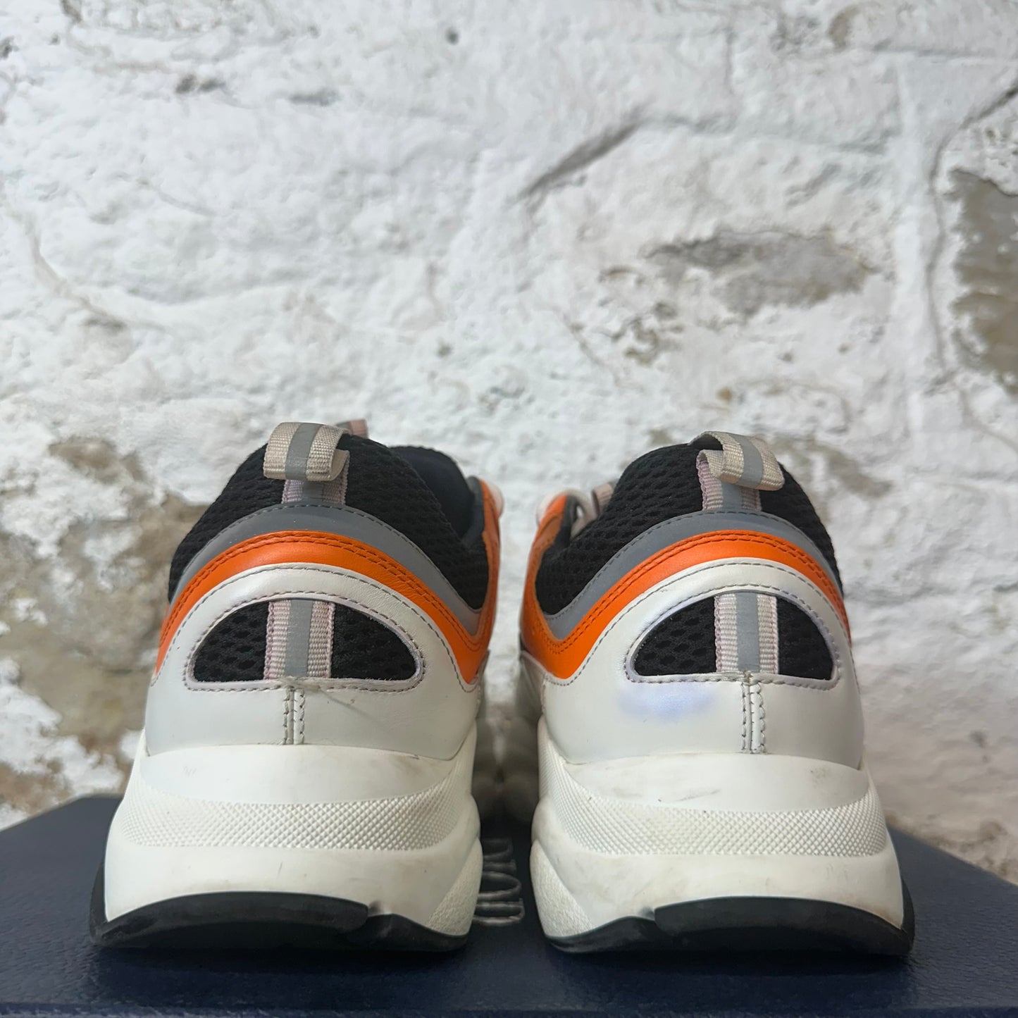 Dior B22 Orange White Black Sneaker Sz 11 (44)