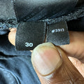Amiri Felt Spell Distressed Black Denim Jeans Sz 30