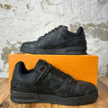 Louis Vuitton Triple Black Monogram Trainer Sneaker Sz 9.5 (8LV)
