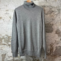 Louis Sweater Cashmere Turtle Neck Grey Sweater Sz XXL