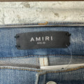Amiri MX1 Blue Tie Dye Blue Denim Jeans Sz 32