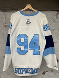 Supreme NCAA UNC Mitchell & Ness Hockey Jersey Sz L
