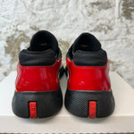 Prada Americas Cup White Patent Red Black Sz 11 No Box