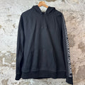 Louis Vuitton Sleeve Repeat Logo Black Hoodie Sz XL