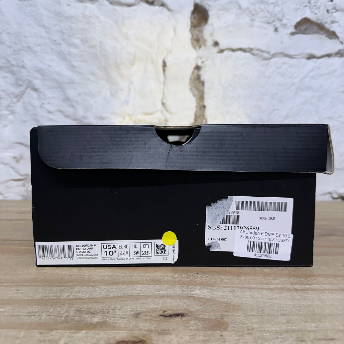 Air Jordan 6 DMP Sz 10.5