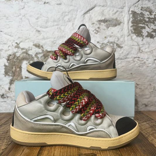 Lanvin Curb Multicolor Lace Grey Sneaker Sz 11 (44)