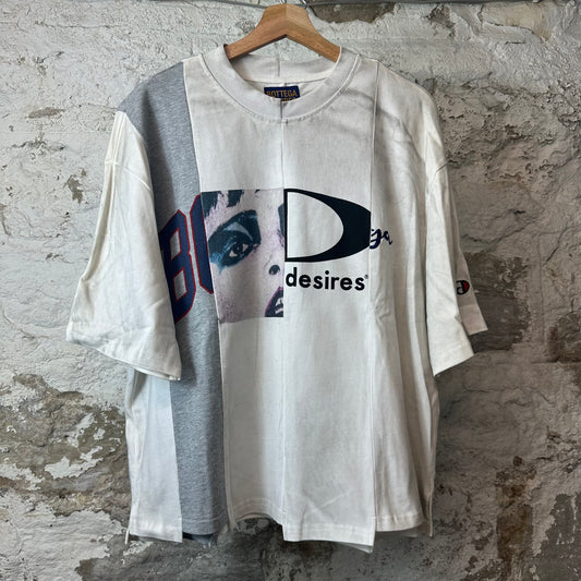 Bottega Desires Ransom White T-Shirt Sz M