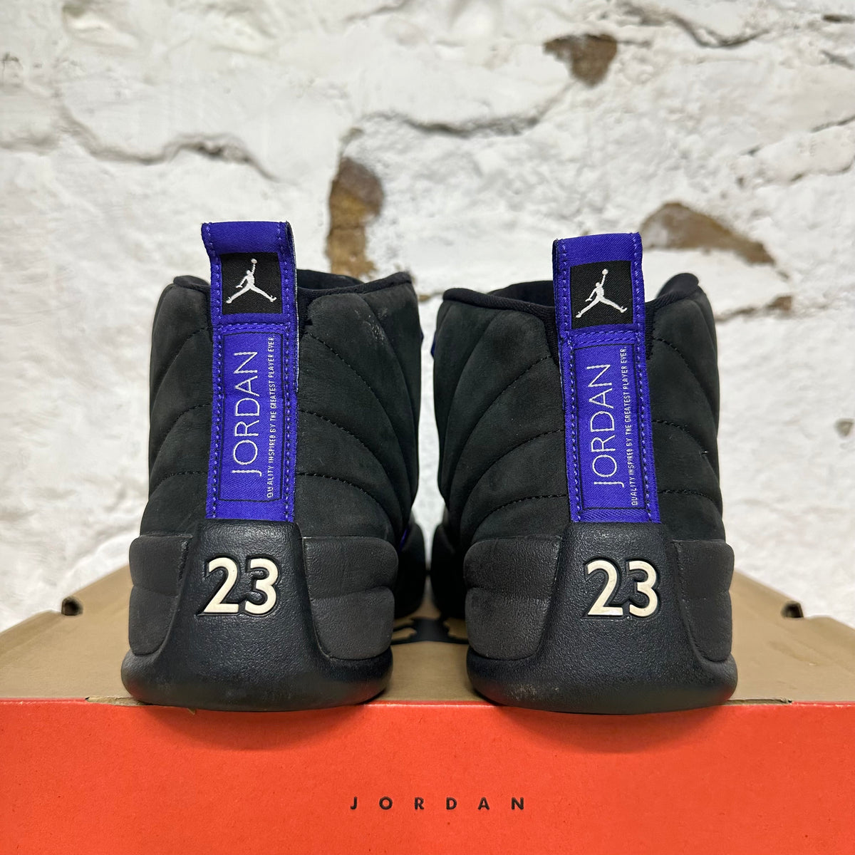 Air Jordan 12 Black Dark Concord Sz 9.5