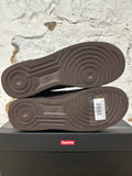 Nike Air Force 1 Low Supreme Baroque Brown Sz 9.5