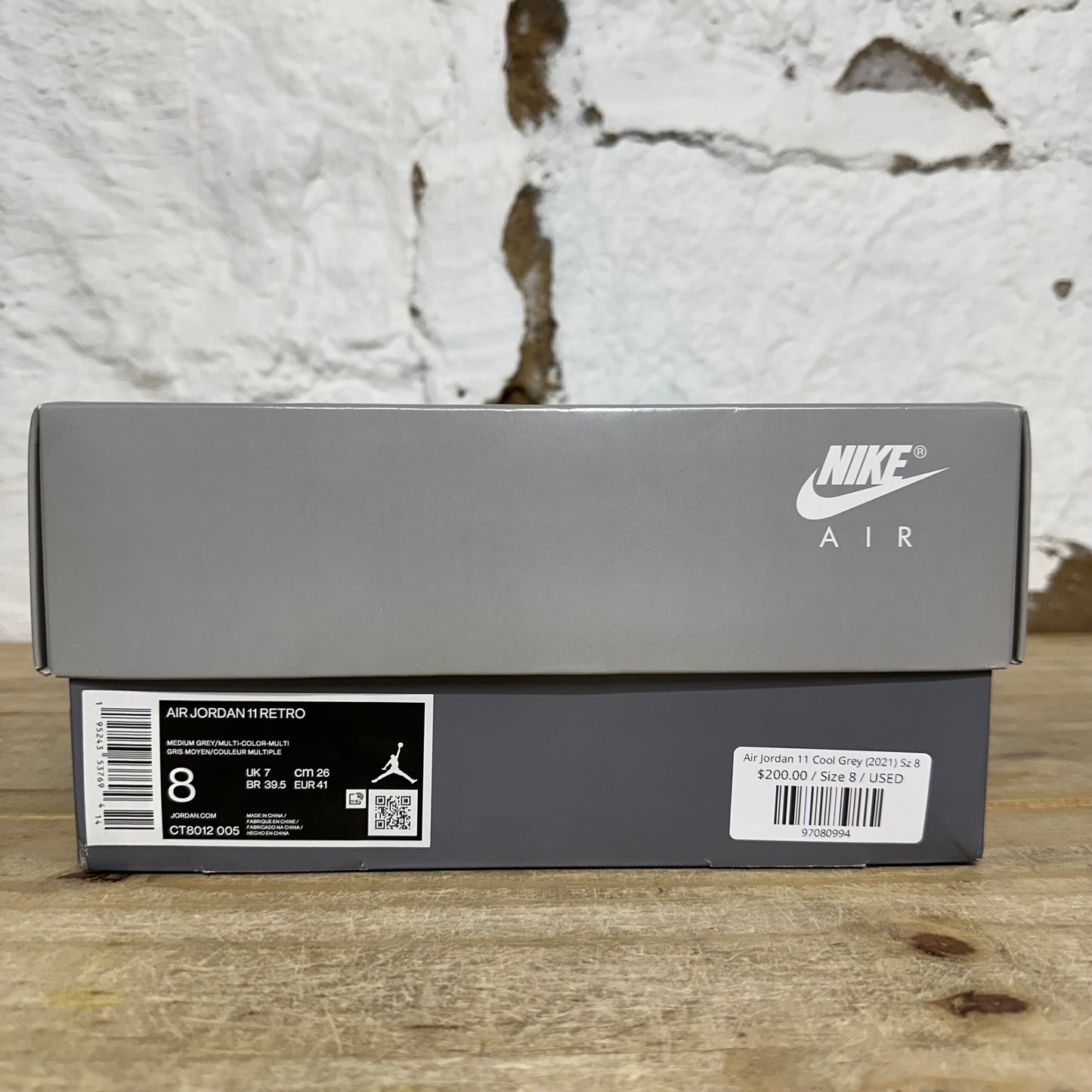 Air Jordan 11 High Cool Grey (2021) Sz 8