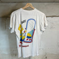 Bootleg Bart Simpson Ass Mirror White Tee Sz S