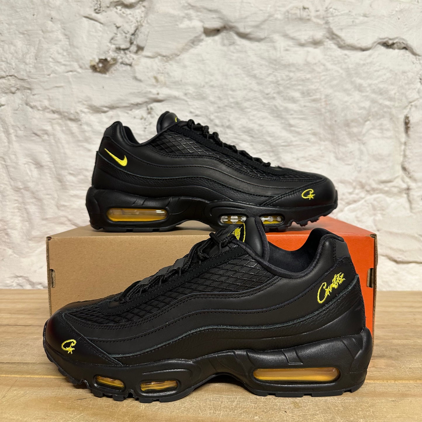 Nike Air Max 95 Corteiz Honey Black Sz 9.5 DS