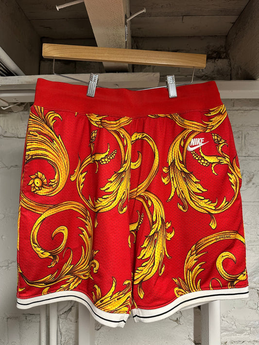 Supreme Nike Foamposite Red Shorts Sz S