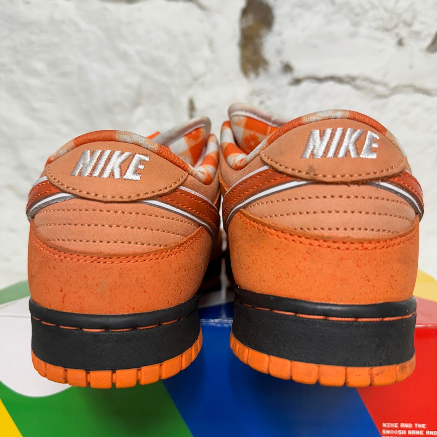Nike Dunk Low SB Concepts Orange Lobster Sz 8
