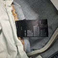 Amiri MX1 Black Leather Washed Blue Denim Jeans Sz 32