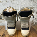 Rick Owens High Jumbo Lace Puffer Black Milk Sneaker Sz 6.5 (39.5)