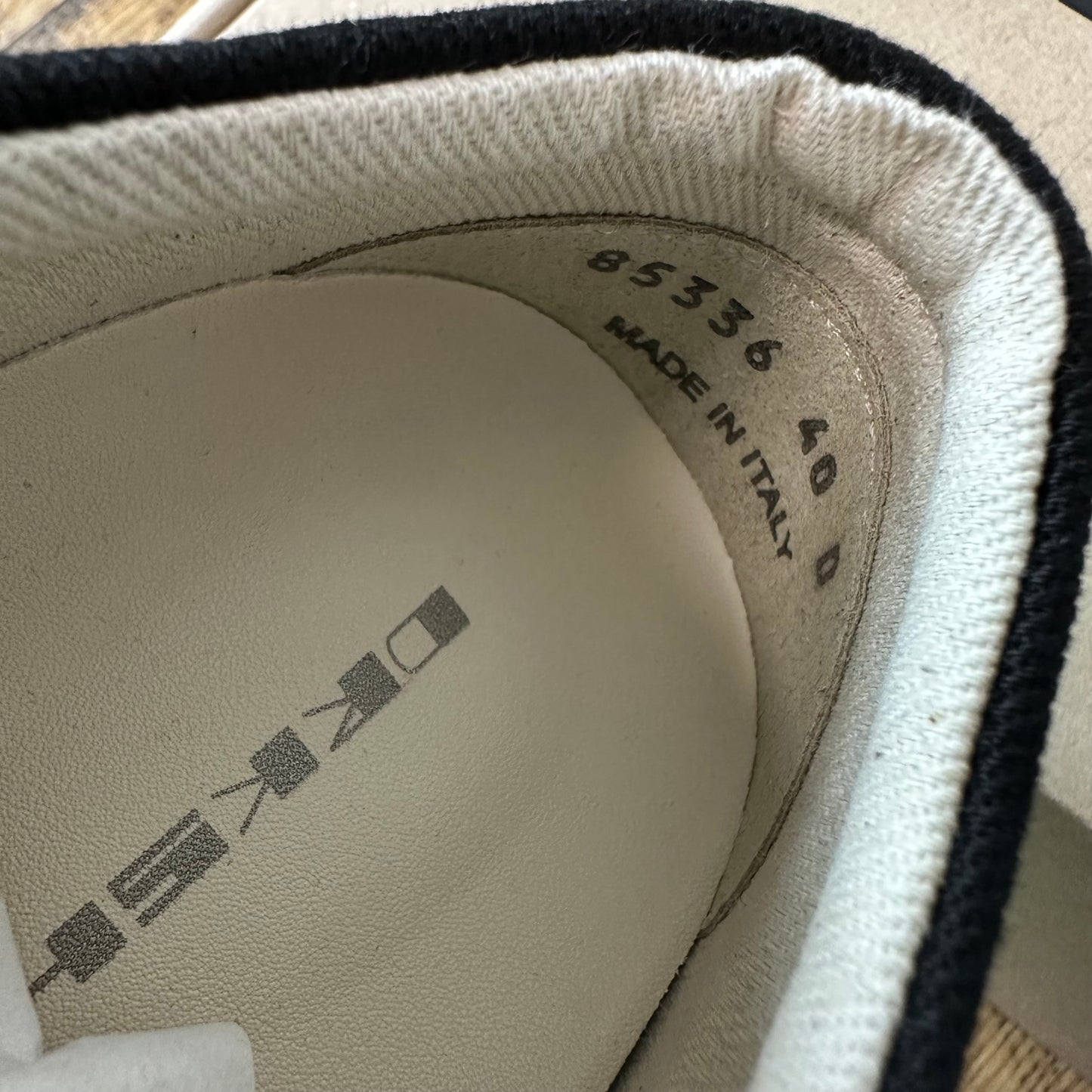 Rick Owens DRKSHDW Vintage Black Milk Sneaker DS