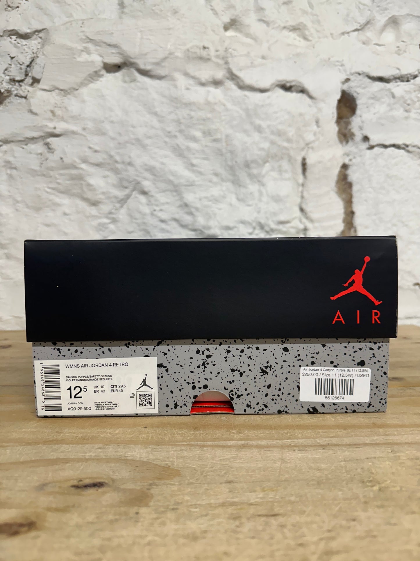 Air Jordan 4 Canyon Purple Sz 11 (12.5W)
