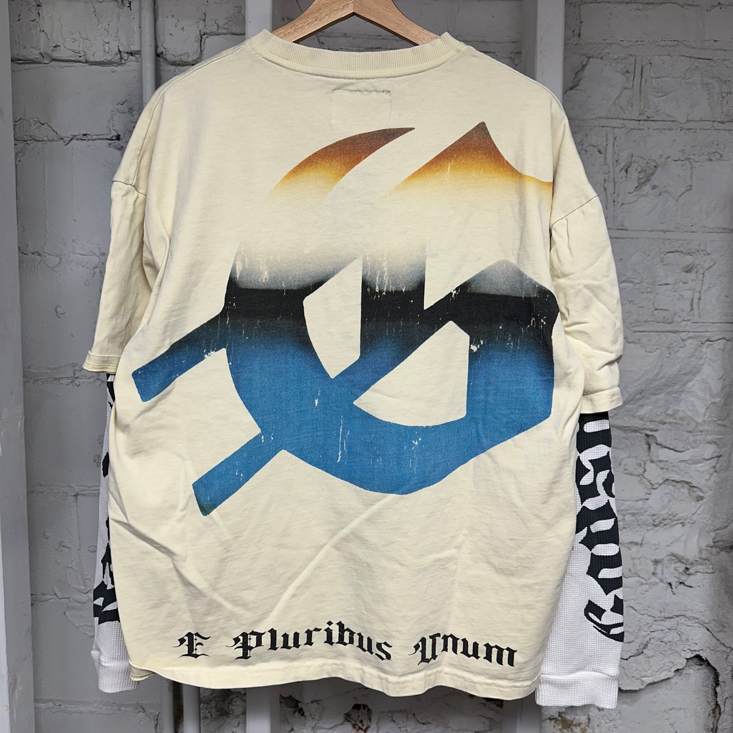 Godspeed Artificial Love Thermal L/S T-Shirt Bone Sz L