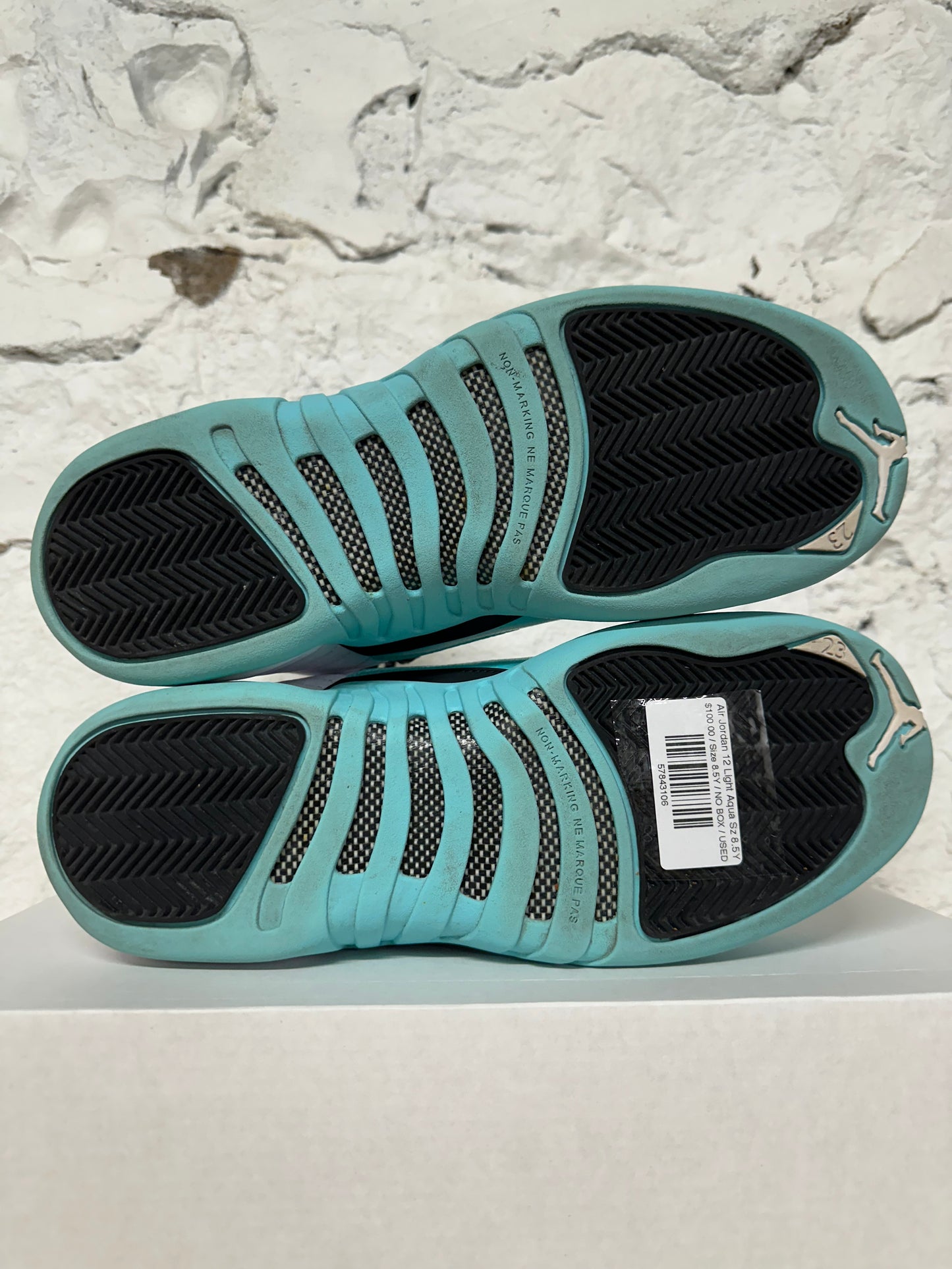 Air Jordan 12 Light Aqua Sz 8.5Y