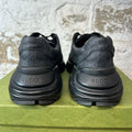 Gucci Rhyton Black GG Monogram Sneaker Sz 11